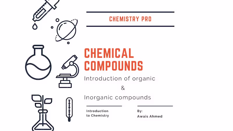 Cover image for YouTube Video for a Chemistry Channel 