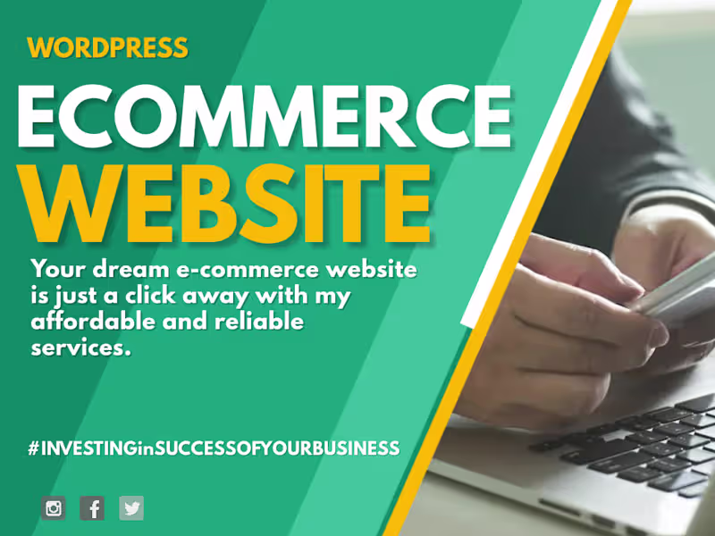 Cover image for E-commerence Website