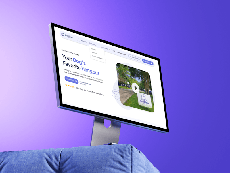 Cover image for Sweet Paws Retreat Website Redesign
