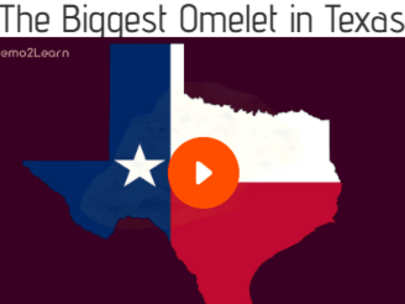 Cover image for The Biggest Omelet in Texas