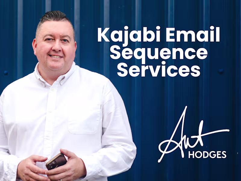 Cover image for Kajabi Email Sequence Services