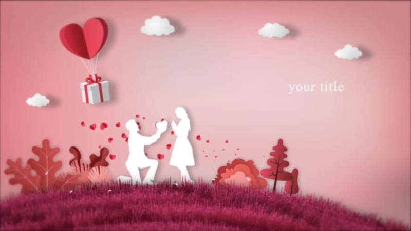Cover image for I will craft a heartfelt valentines day video present