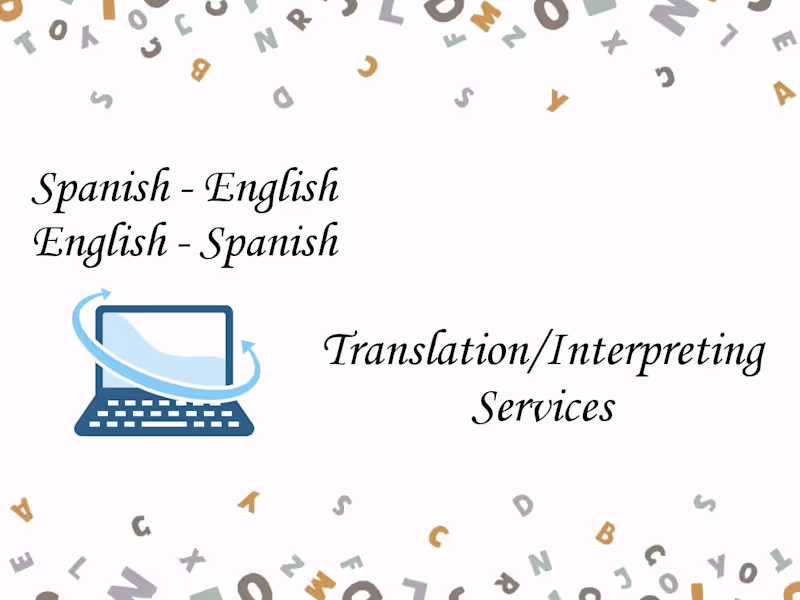 Cover image for Translation Spanish-English