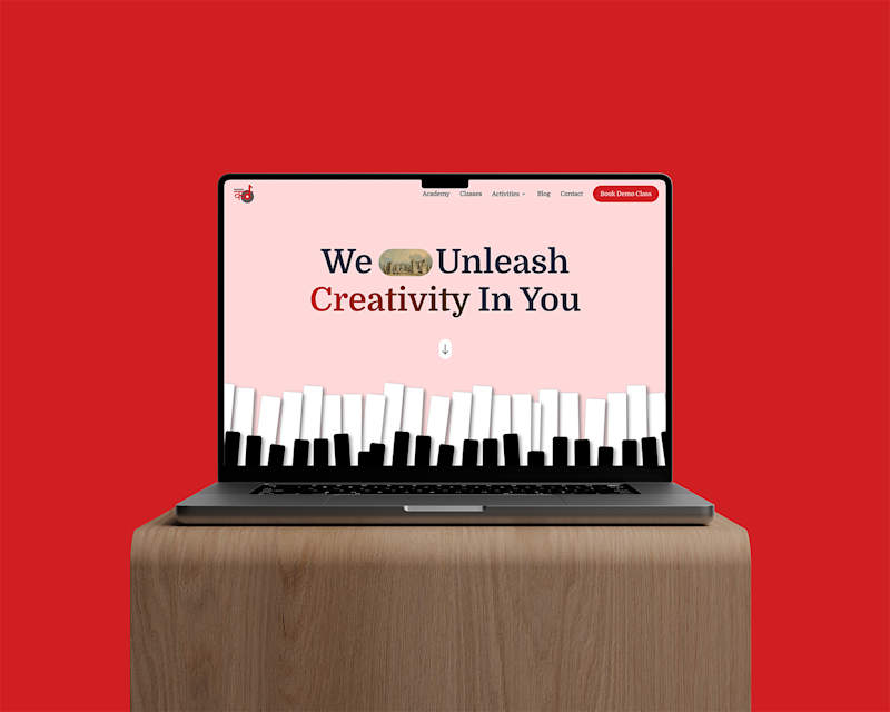 Cover image for Music Academy Website Redesign