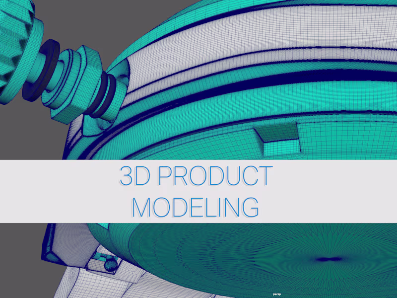 Cover image for High-Fidelity 3D Modeling & CAD-to-Mesh Optimization