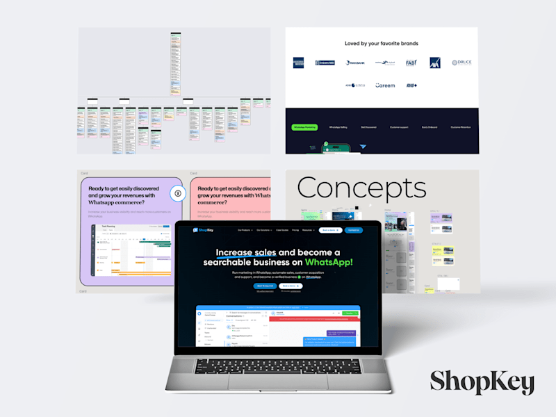 Cover image for ShopKey - Webflow and UI design 