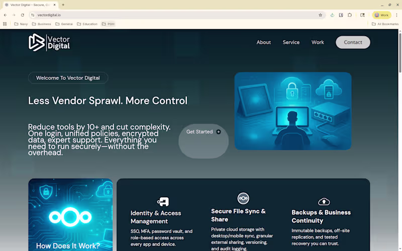 Cover image for Just finished building out this site for Vector Digital in W...