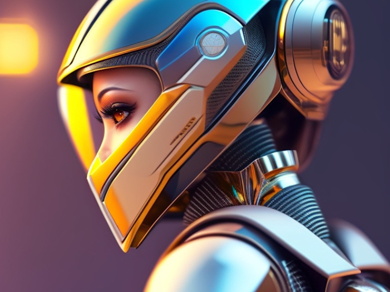 Cover image for Cyberpunk 3D AI Humanoid Model