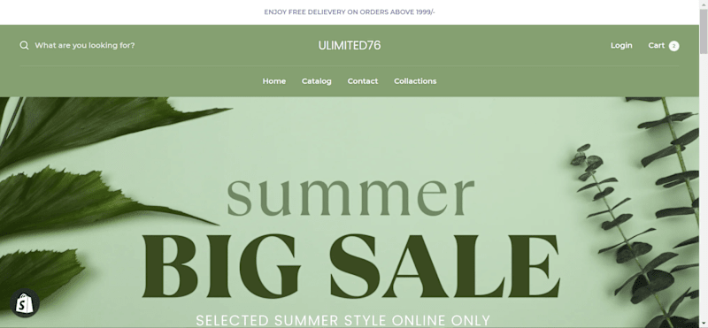 Cover image for Shopify 1 product store