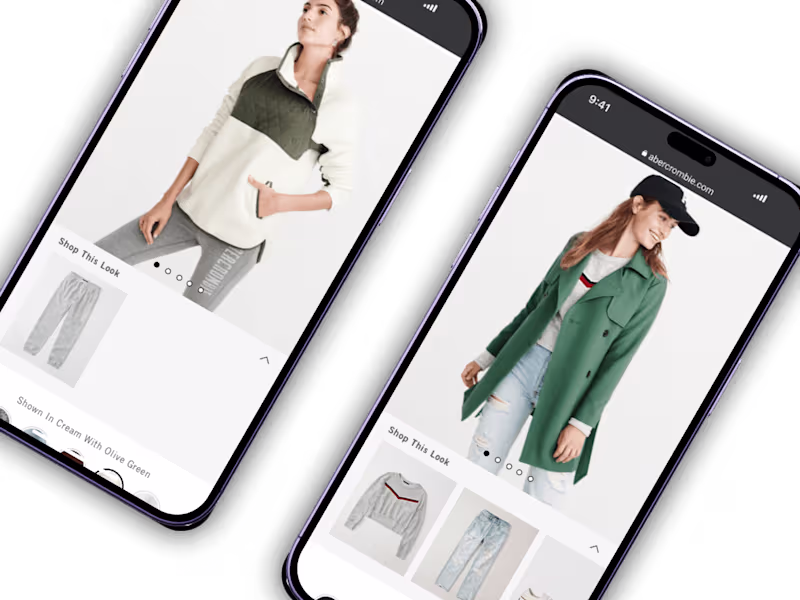 Cover image for Allowing customers to shop a whole outfit at Abercrombie & Fitch