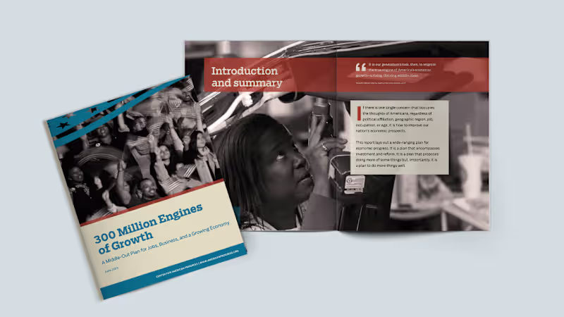 Cover image for Report Layouts for Center for American Progress