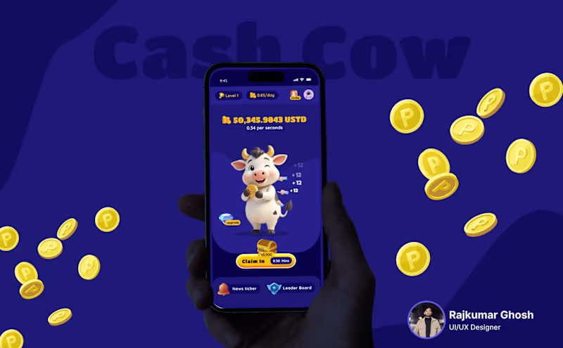 Cover image for Cash Cow Gaming Application 