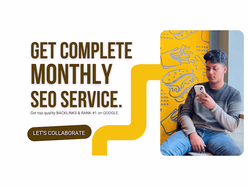 Cover image for I will do monthly SEO Management for your website