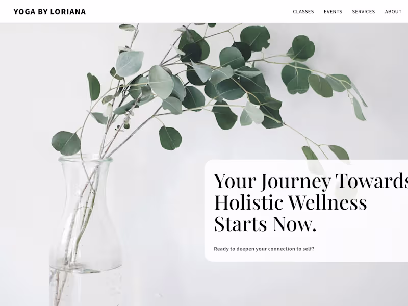 Cover image for Yoga By Loriana