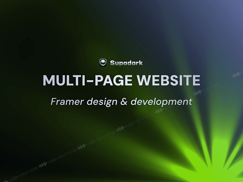 Cover image for Framer Website Design and Development