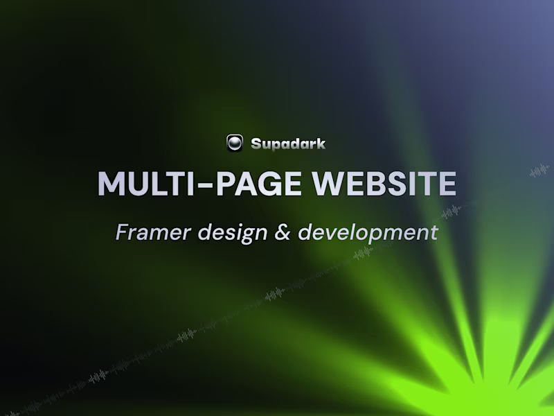 Cover image for Framer Website Design and Development
