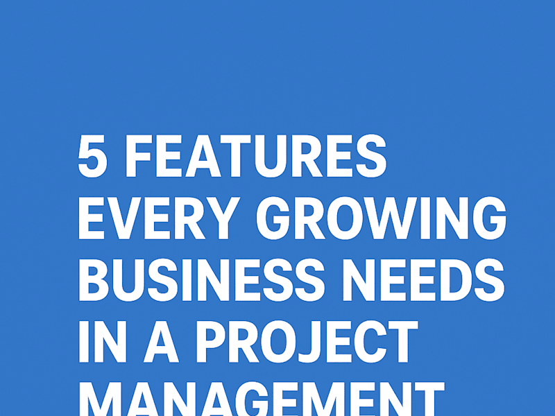 Cover image for Essential Features for Project Management Tools in Growth Phase