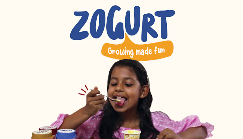 Cover image for ZOGURT- Yogurt brand for children