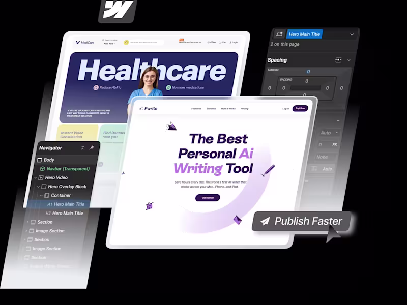 Cover image for Webflow Design and Development Services.