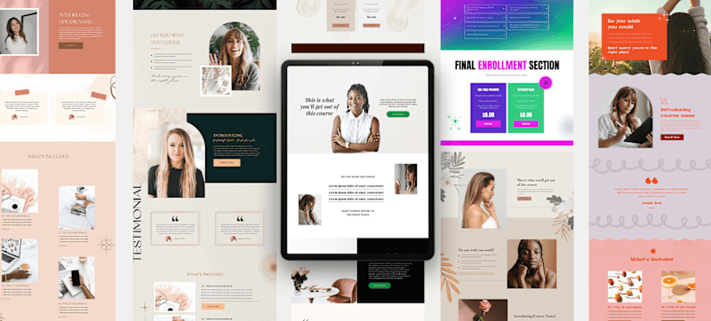 Cover image for Sales Page Templates