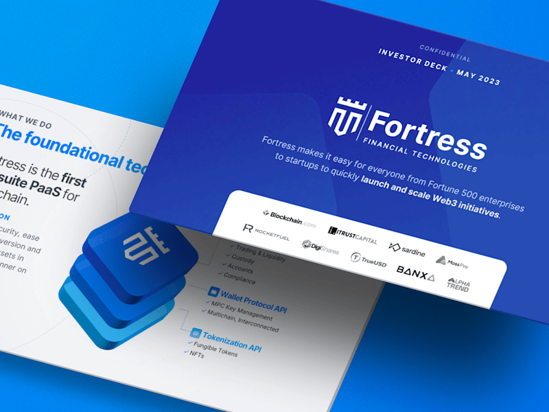 Cover image for Web3 / DeFi Pitch Deck: Fortress