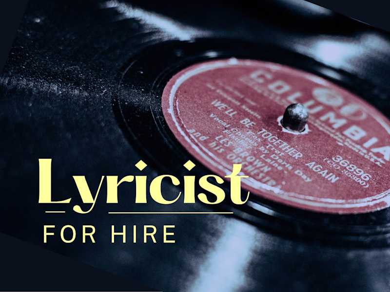Cover image for Write lyrics for your song/ghostwrite for you
