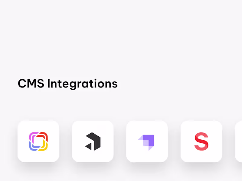 Cover image for CMS Integrations