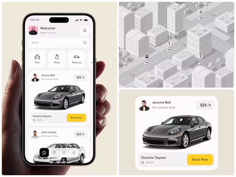 Cover image for Smart Taxi Booking App
