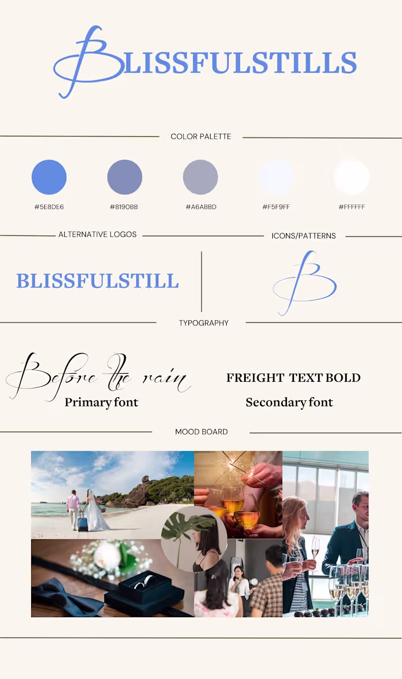 Cover image for Blissfulstills rebrand