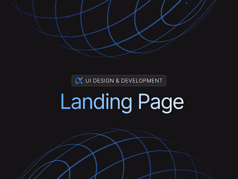 Cover image for Landing Page Design and Development | Figma, Framer, Wordpress