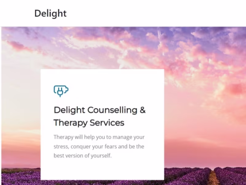 Cover image for Delight Website Design