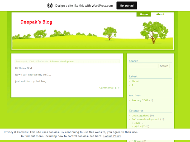 Cover image for Deepak’s Blog