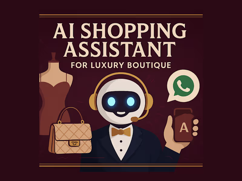 Cover image for AI Agent WhatsApp Customer Support for Luxury Boutique