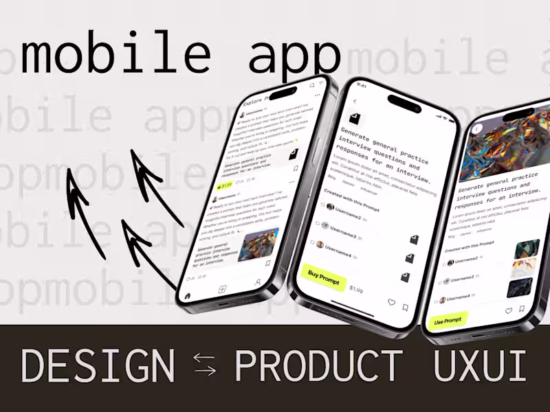 Cover image for Mobile App design