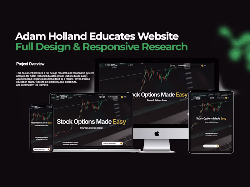 Cover image for Adam Holland Educates is a