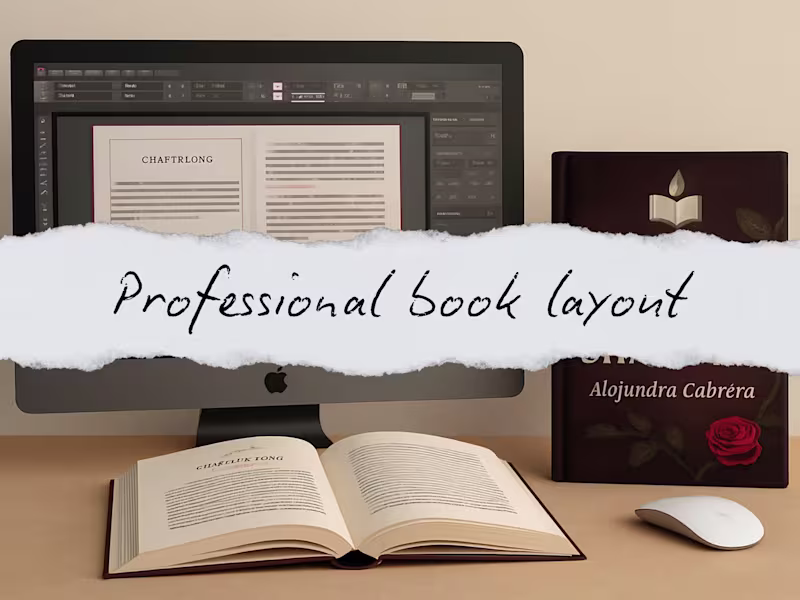 Cover image for Professional book layout