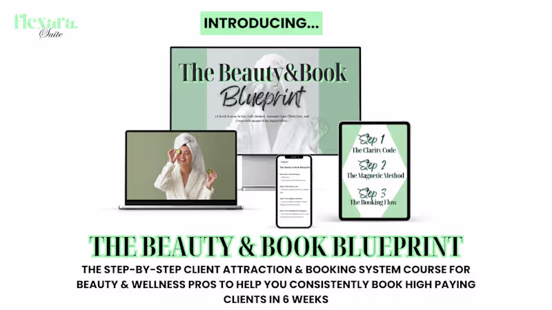 Cover image for Beauty to Book Blueprint - Course Training Deck Designed an ...