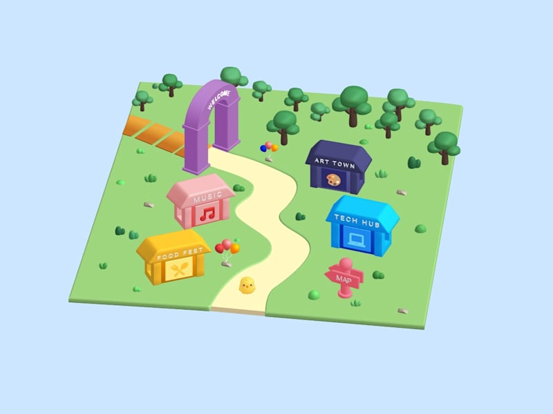 Cover image for Bloom Events: A 3D Digital Experience