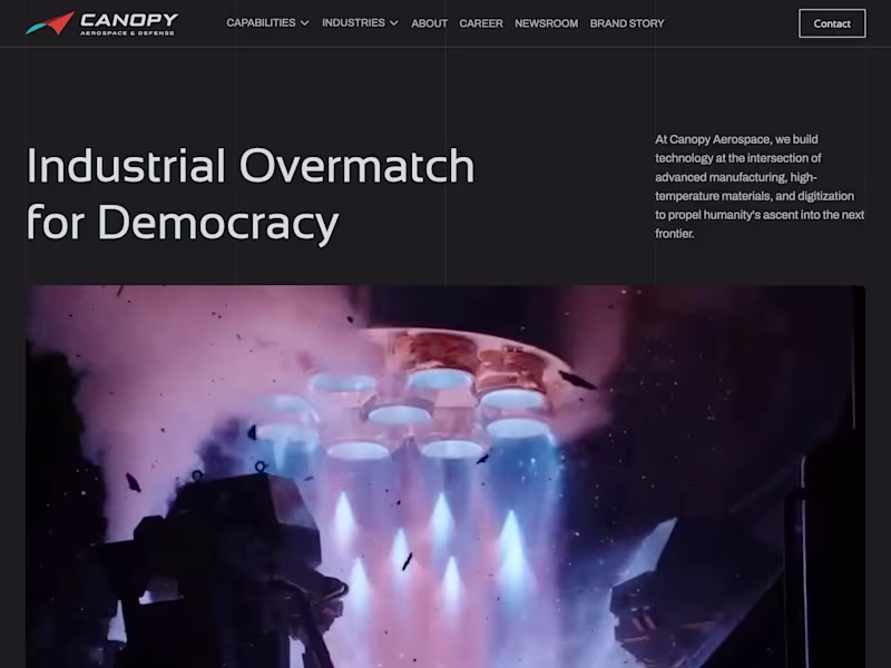 Cover image for Canopy A&D: High-Tech Design System for a Corporate Audience