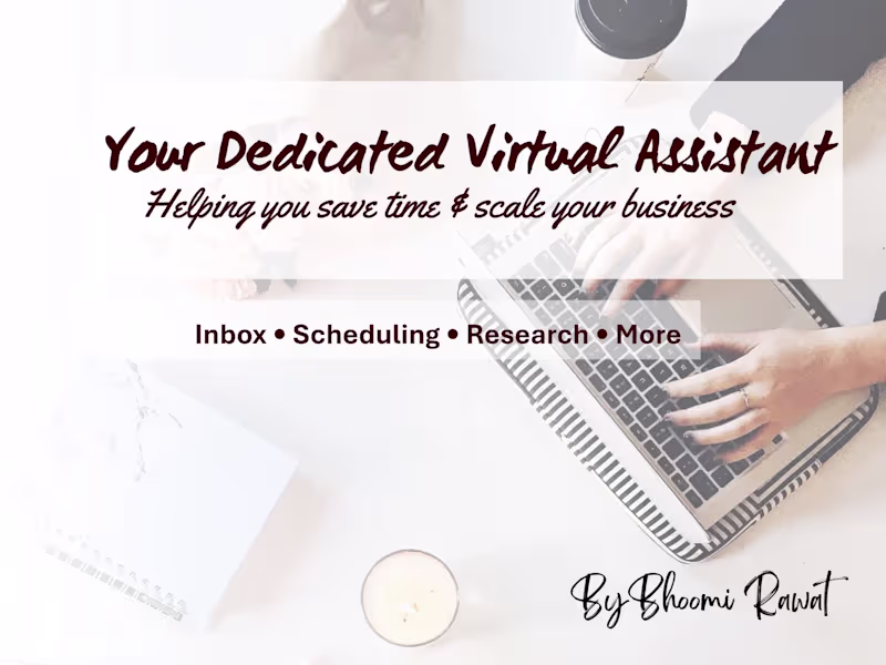 Cover image for Showcasing Virtual Assistance Services 