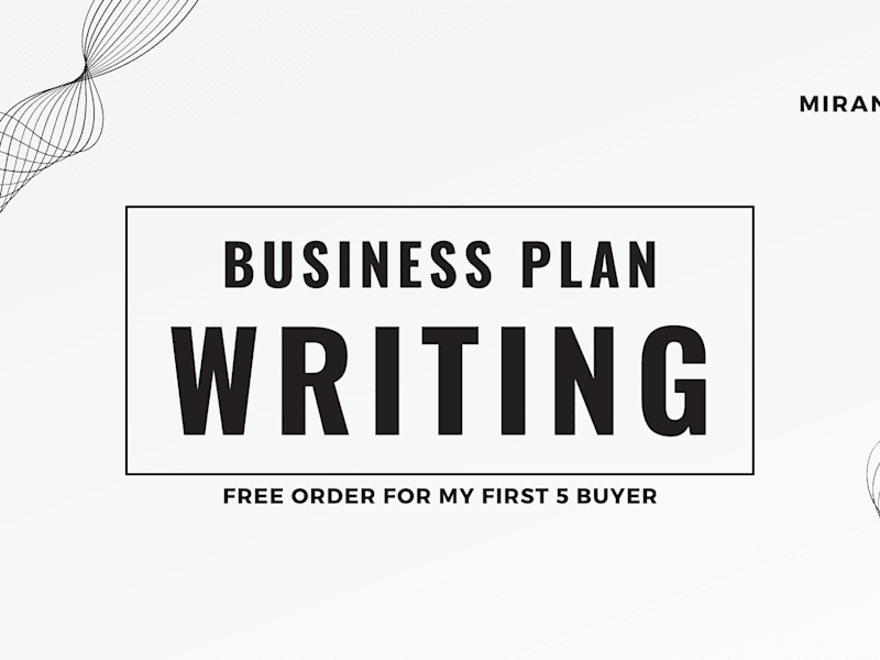 Cover image for Business plan writer
