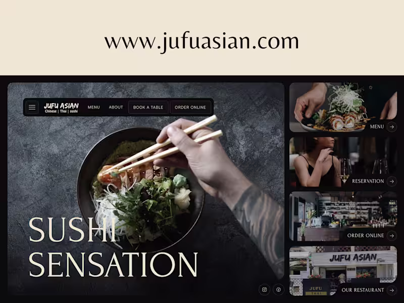 Cover image for JUFU ASIAN