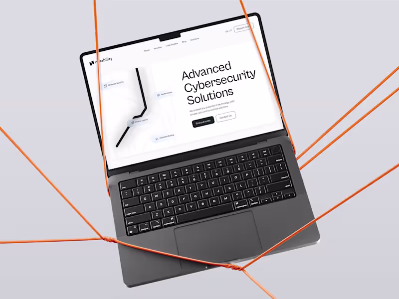 Cover image for Netability - Business site for a cybersecurity company