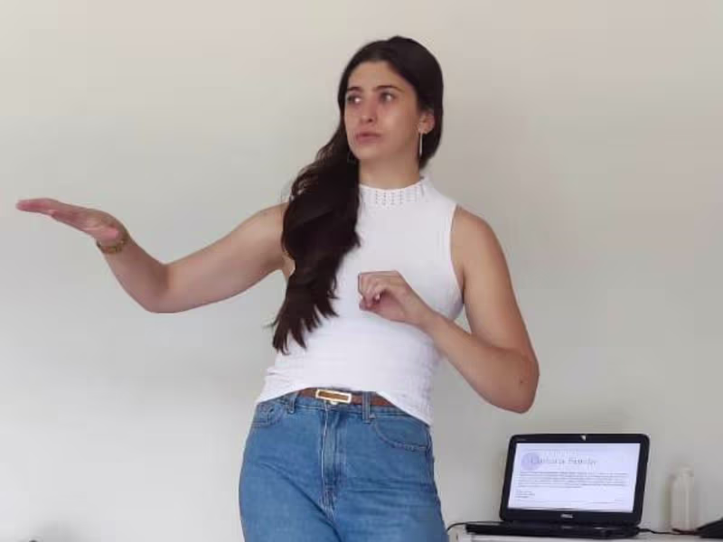 Cover image for Translation and writing in Portuguese, English and Libras.