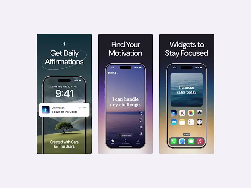 Cover image for Affirmation App Screenshot