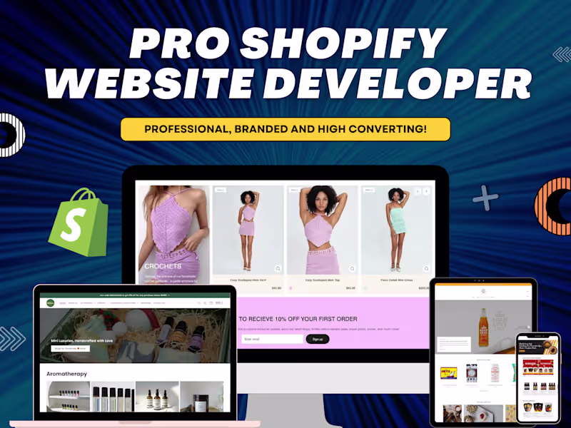 Cover image for Shopify Store Design and Development | E-commerce Website