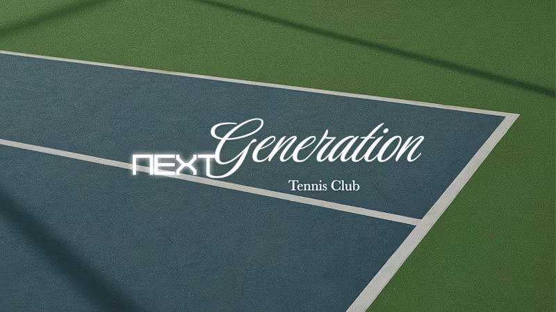 Cover image for Tennis Club Brand Identity Design | Next Generation