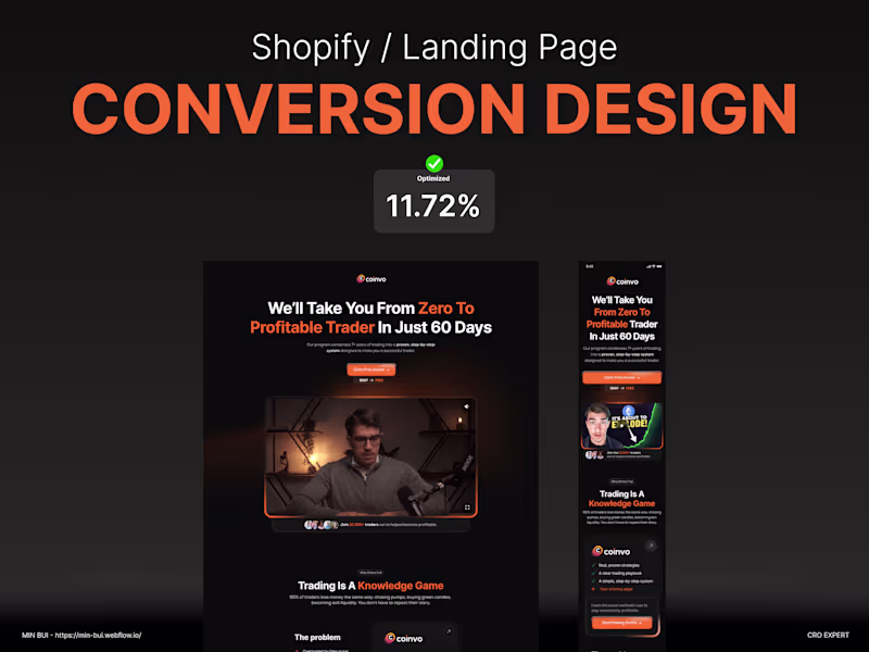 Cover image for 🚀 Landing Page Design (Conversion-Focused)