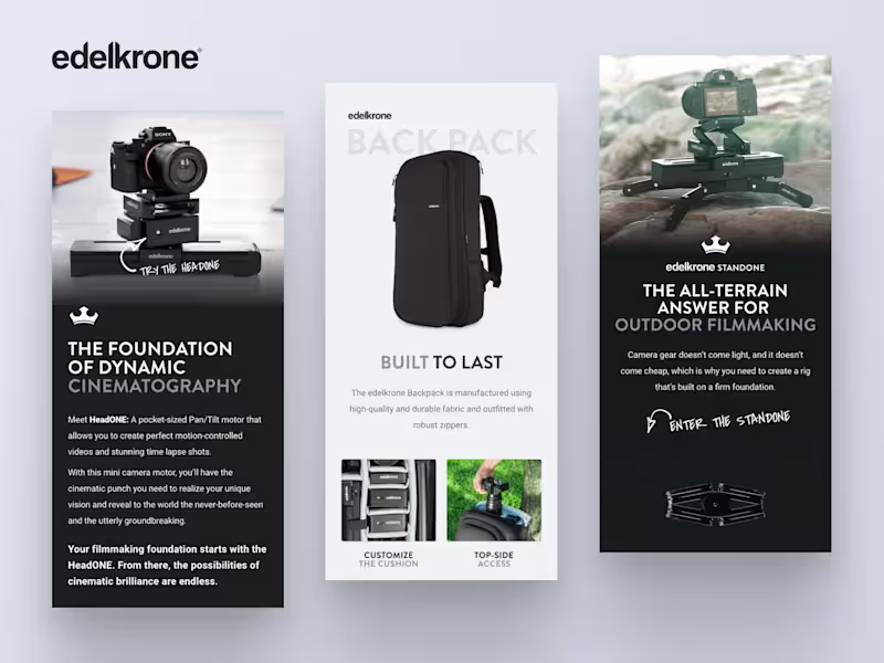 Cover image for edelkrone Email Series