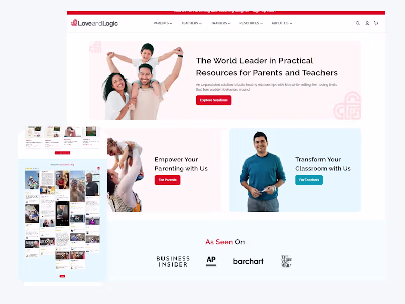 Cover image for Love & Logic Kajabi Platform Development
